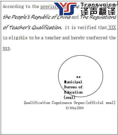 教师资格证英文翻译模板(图2)