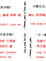 蒙古语言日常用语_蒙古数字(图20)