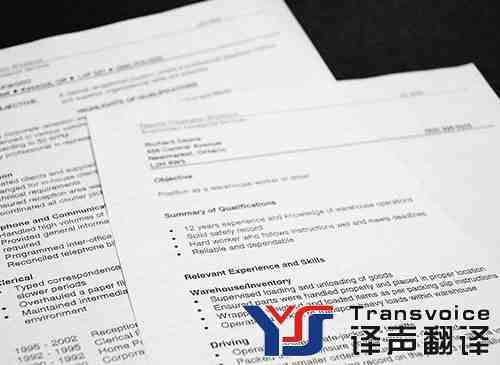 哪有专业的简历翻译