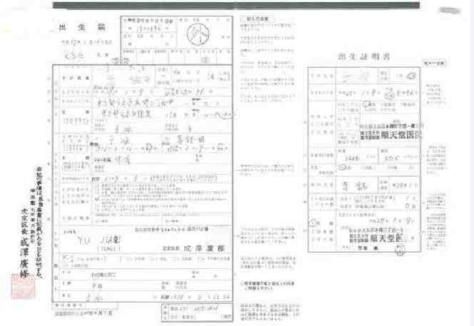 日语出生证明翻译_日本出生证明翻译公证(图1) 日语出生证明翻译