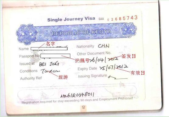 肯尼亚商务签证办理流程是怎样的?(图2)